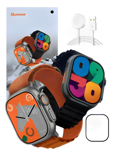 Relógio Smartwatch Ultra 9 Plus Series 9 Amoled Nfc Gps Novo