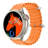 Smart Watch Masculino Redondo Tela Grande Pagamento Ip68 Nfc