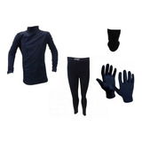Combo Conjunto Térmico Adulto!!camiseta+calza+guantes+cuello