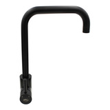 Llave Mezcladora Fregadero O Tarja Cocina Negro Mate 33 Cm 