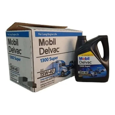 Mobil Delvac Super 1300 Ck4 15w40 Caja X4 De 1galón | Envío gratis