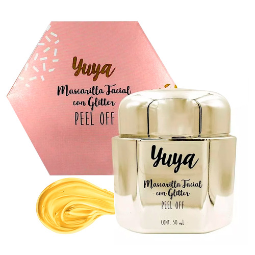 Yuya Mascarilla Facial 50ml Peel Off Con Glitter Tipo De Piel Todo Tipo De Piel