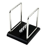 Newton Cradle Pendulum Balance Bolas De Acero Bolas Negro