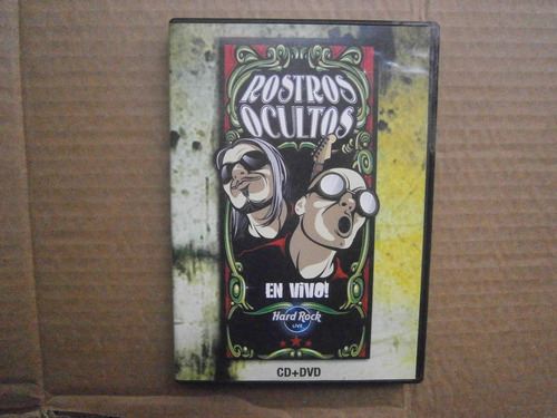 Rostros Ocultos En Vivo Hard Rock Live 2007 Dvd + Cd