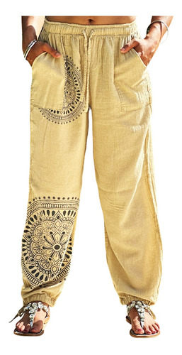 Pantalón Hombre Mujer Babucha Bambula Yoga Taichi Jogger