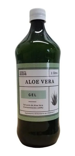 Aloe Vera Gel Puro 1 Litro Premium Apicola Del Alba  