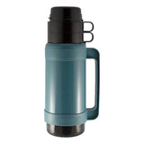 Termo Liquido Mondial 1 Lt Petroleo - Thermos Color Azul Petróleo