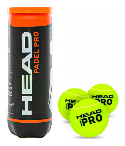 Tubo Pelotas Head Padel Pro X3 World Padel Tour Rex