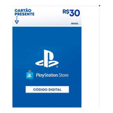 Cartão Playstation Psn Card Brasileira R$ 30 Reais