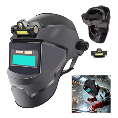 Careta De Soldar Electrónica De Industrial Soldadura Negro | MercadoLibre