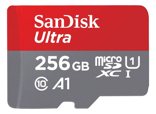 Cartão Memória Micro Sd Sandisk 256gb Microsd Ultra 150mbs