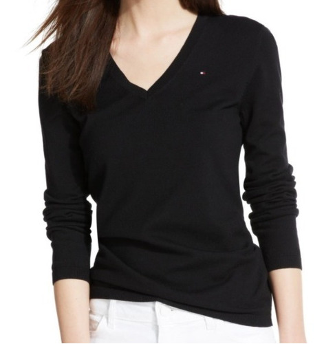 Sweaters Tommy Hilfiger Mujer Cuello V.  Super Delicados!