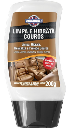 Limpa E Hidrata Couros Bancos Roupas Sofás Bolsas Rodabrill