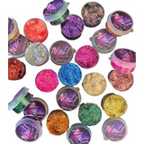 20 Geles Con Glitter Para Maquillaje Artistico Makeup Nieh