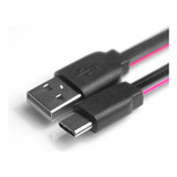 Cable Usb Tipo C De Primera Calidad De Mentiz, Color Rosa, 1