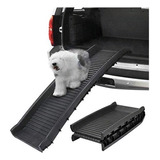 Rampa Para Mascotas Plegable Camionetas Coche Perro Gato Color Negro