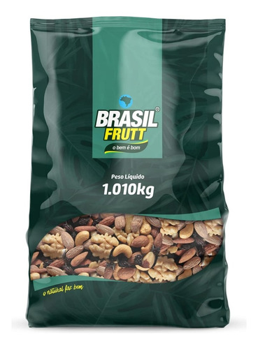 Mix De Frutas Secas Castanhas Pacote 1,01kg Brasil Frutt