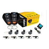 Alarma Viper 3400v +4seguroselectricos+ 3 Arnesrel+led Viper