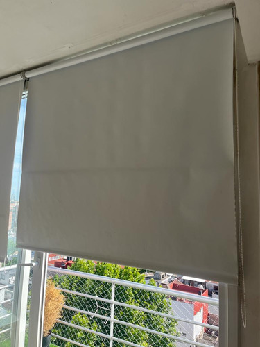 Cortinas Roller Blackaut Blancas (2) .usadas Impecables. 