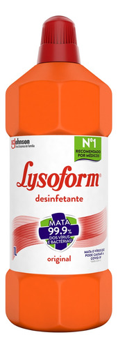 Desinfetante Lysoform Original 1l  Recomendado Por Médicos !