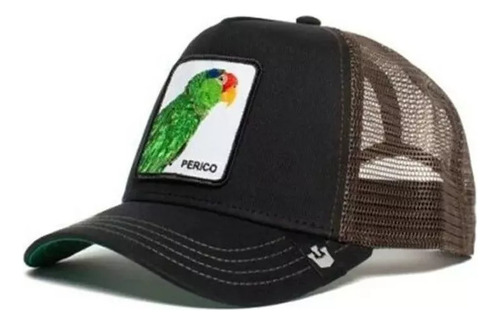 Gorra De Malla Con Protección Solar Y Bordado De Animales