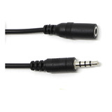 Cabo Extensor Extensão P3 P2 4 Vias P/ Headset Celular 5 Mts