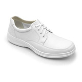 Zapato Oxford Plain Toe Flexi Kaiser 63202 De Piel Blanco Diseño Lisa 27 Mx Para Adultos - Hombre