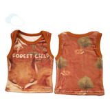 Musculosa Bebes Piel Polar Plush Chaleco Forest Child