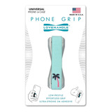 Soporte Anillo Grip Para Telefono Celular - Celeste/palmera