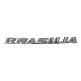 Emblema Metalico Brasilia Letras