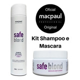 Macpaul Safe Blond Violeta Shampoo E Mascara Matizadora