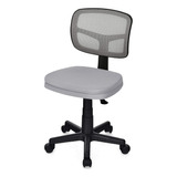 Silla Giratoria Para Computadora De Escritorio Giantex, Gris