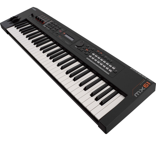 Teclado Sintetizador Mx61 Com Fonte Preto Yamaha