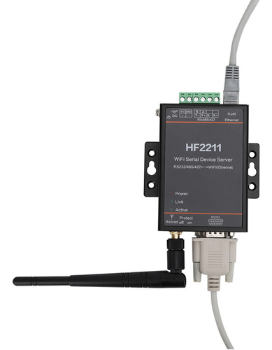 Servidor Serie Hf2211 Rs232/485/422 Para Wifi Y Ethernet