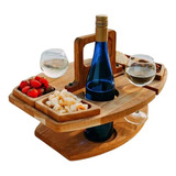 Mesa De Picnic Plegable De Madera Para Exteriores