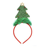 Cintillo De Fiesta De Navidad-diadema De Árbol De Navidad