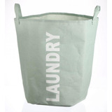 Cesto Bolsa Canasto Ropa Sucia Laundry C/ Asas Tela Plegable