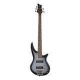 Jackson Js Series Sp Bass Js3v, Silverburst, Bajo Eléctrico Cantidad De Cuerdas 5 Color Negro Orientación De La Mano Diestro