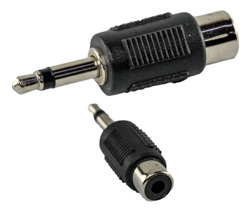 Adaptador Mini Plug 3.5mm Mono M A Jack Rca Hembra X 4u Htec