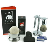 G.b.s Complete Mens Shaving Kit- Razor, Razor Case, Razor Bl