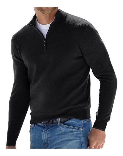 Suéter Masculino, Blusa Fria, Tricô De Lã, Social E Casual