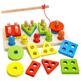 Juguete Didáctico Montessori Tablero Madera Niños Educativo