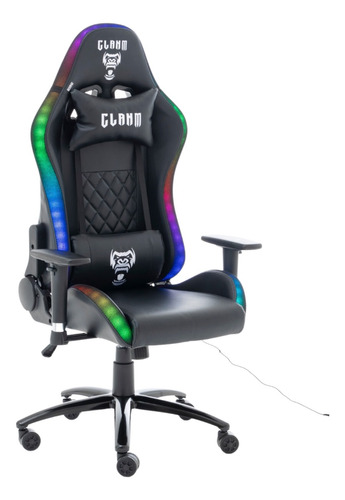 Cadeira Gamer Profissional De Alto Conforto Rgb + Controle