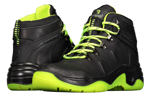 Bota Industrial Para Hombre Berrendo 3101 Dieléctrica Piel