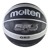 Balon Basket # 5 Molten Bgrx5-ks Color Negro/gris