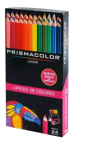 Lápices De Colores Prisma Color Junior 24pzas Alta Calidad