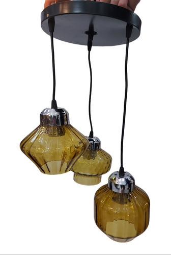 Lámpara De Techo Vintage  ,3luces,regulable