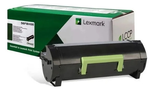 Cartucho De Toner Lexmark  56fbh00 Preto - 15.000 Pgs