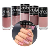 Kit 5 Esmaltes Anita Delicada