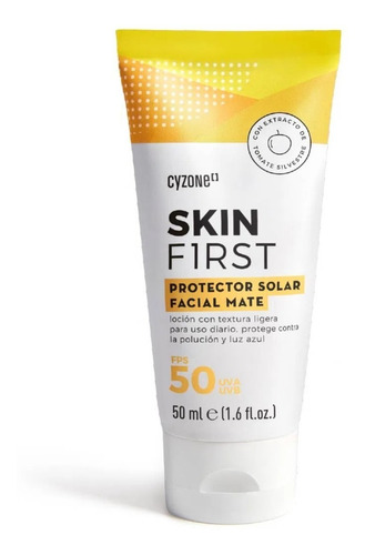 Bloqueador Solar Facial Skin First De Cyzone